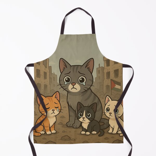 Item preview, Cat of Gaza – Compassion, Peace & Awareness Design designed and sold by flowerpower999.