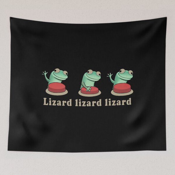 Item preview, Lizard Button - Lizard Lizard Lizard designed and sold by covuyed.