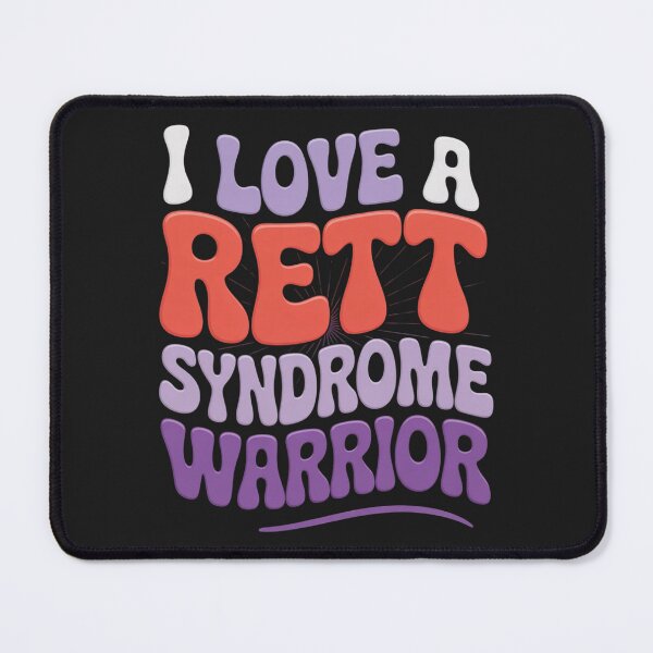 Item preview, I Love A Rett Syndrome Warrior,I Love A Rett Syndrome Warrior, Rett Syndrome Support designed and sold by ConceptualVibes.