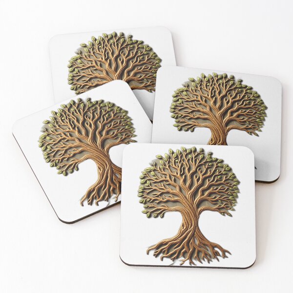 Item preview, Intricate Tree Design in Earth Tones designed and sold by sharon1210.