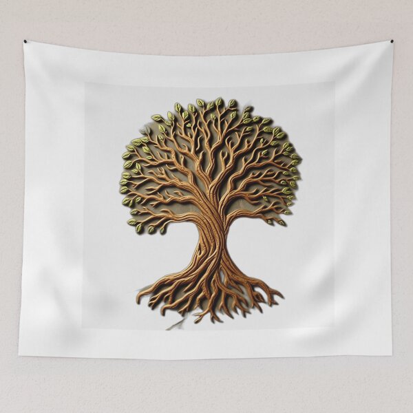 Item preview, Intricate Tree Design in Earth Tones designed and sold by sharon1210.