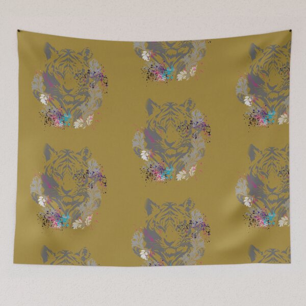 Item preview, Tiger pop art designed and sold by Ranikhan.