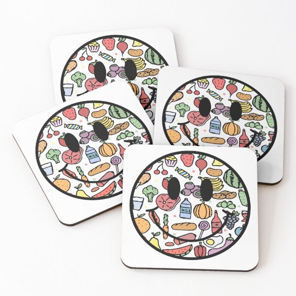 Item preview, food smiley face designed and sold by FawnsStickers.
