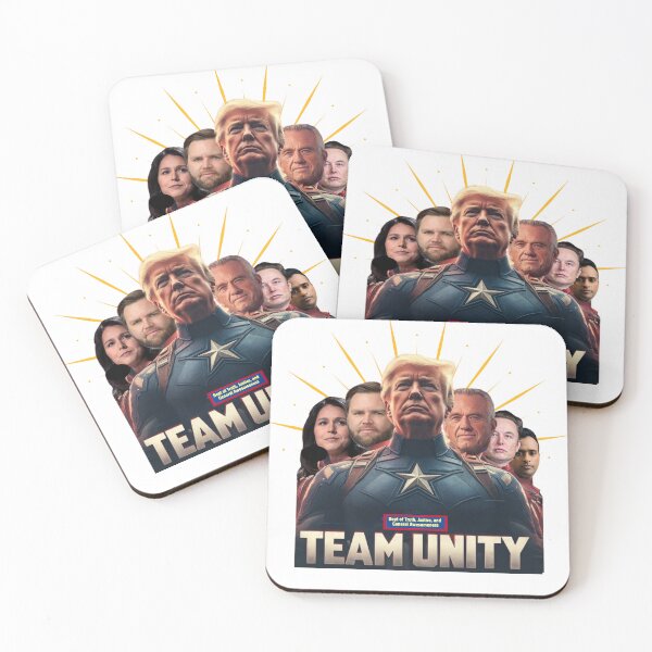 Item preview, Team Unity Trump Vance Kennedy Musk  designed and sold by monpetitbijou.