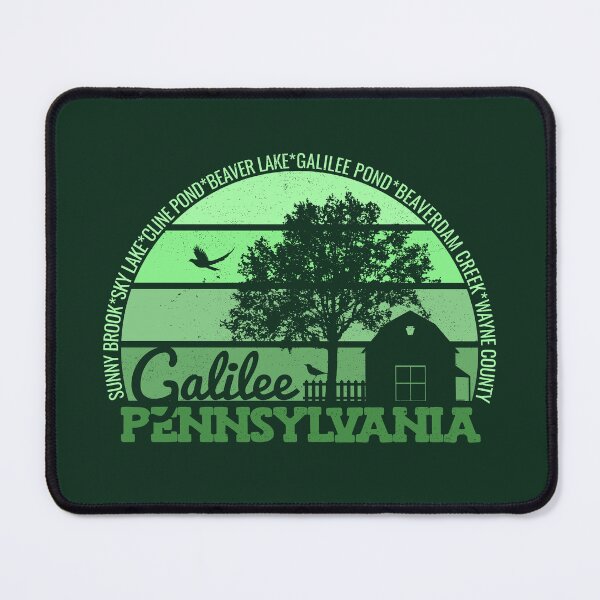 Item preview, Galilee Pennsylvania Sunset Retro Vintage Local Pride Logo designed and sold by CRHPOD20.