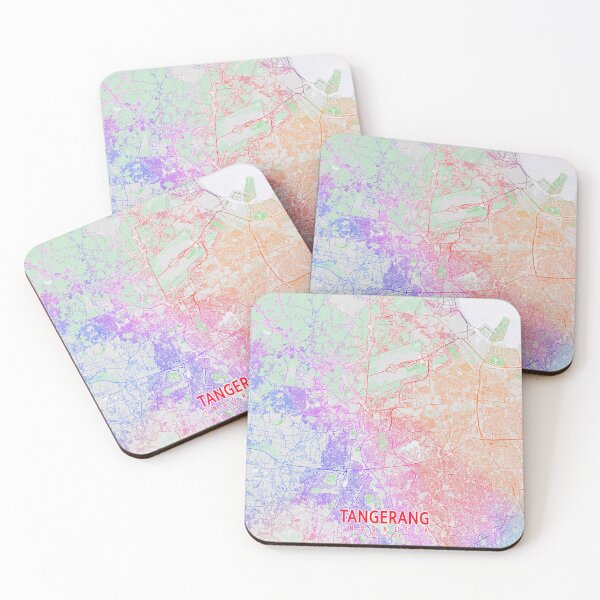 Item preview, Tangerang City Map of Banten, Indonesia - Colorful designed and sold by deMAP.