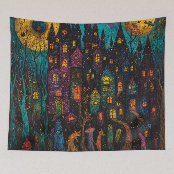Item preview, Dark Colorful Spooky Art designed and sold by TheDarkWardrobe.