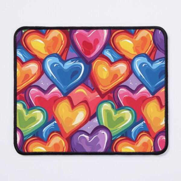Item preview, colorful heart designed and sold by pksart1.