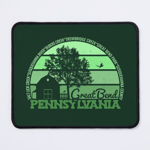 Item preview, Great Bend Pennsylvania Sunset Retro Vintage Local Pride Logo designed and sold by CRHPOD20.