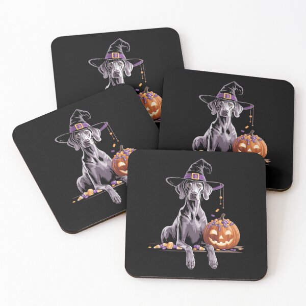 Item preview, Weimaraner Halloween Witches Lover Dog designed and sold by Sunset4Bones.
