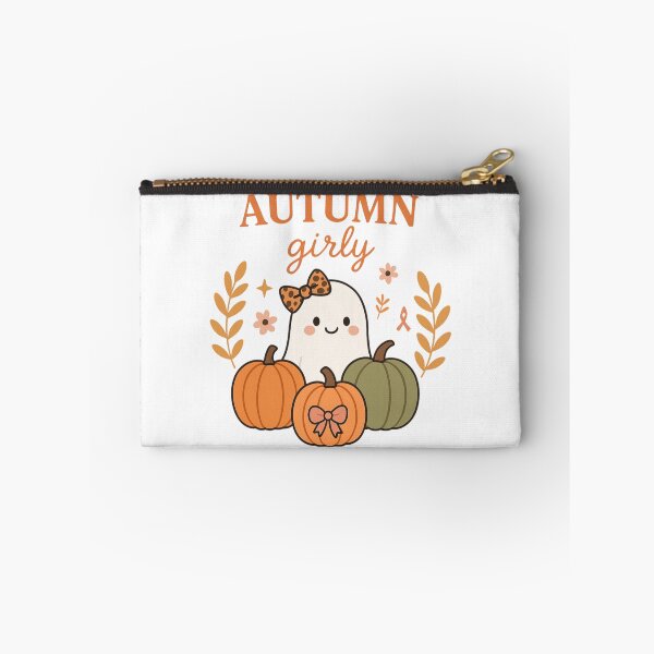 Item preview, Cute Autumn Girly Ghost with Pumpkins designed and sold by THIENVT.