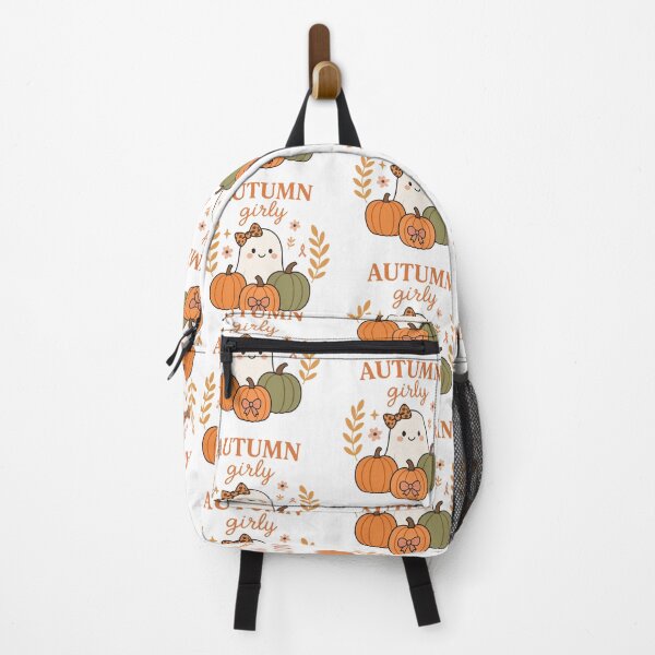 Item preview, Cute Autumn Girly Ghost with Pumpkins designed and sold by THIENVT.