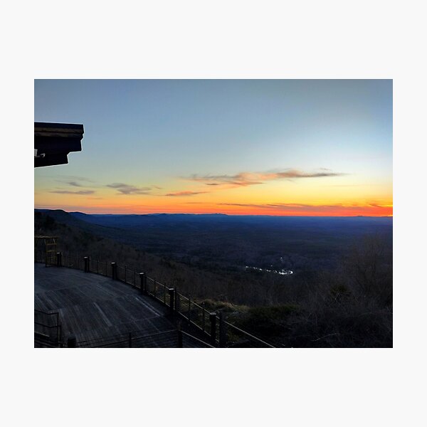 Item preview, Mountainside sunset designed and sold by DirtyWulver.