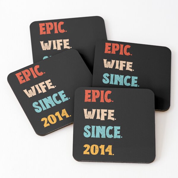 Item preview, Epic Wife Since 2014 - 11th Wedding Anniversary For Her, Women, Wife designed and sold by Mozaic Clothes.
