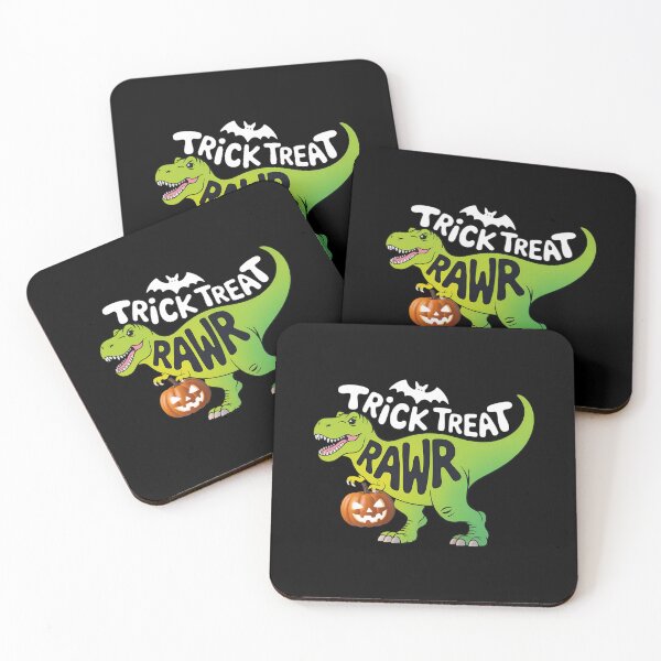Item preview, Trick Rawr Treat Dinosaur Trick or Treat Halloween designed and sold by Sunset4Bones.
