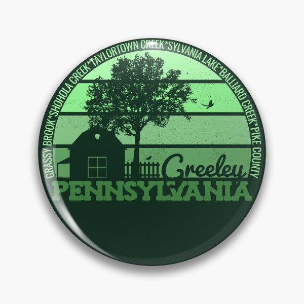 Artikelvorschau, Greeley Pennsylvania Sonnenuntergang Retro Vintage Local Pride Logo entworfen und verkauft von CRHPOD20.