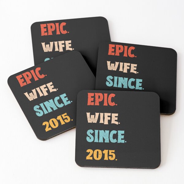 Item preview, Epic Wife Since 2015 - 10th Wedding Anniversary For Her, Women, Wife designed and sold by Mozaic Clothes.