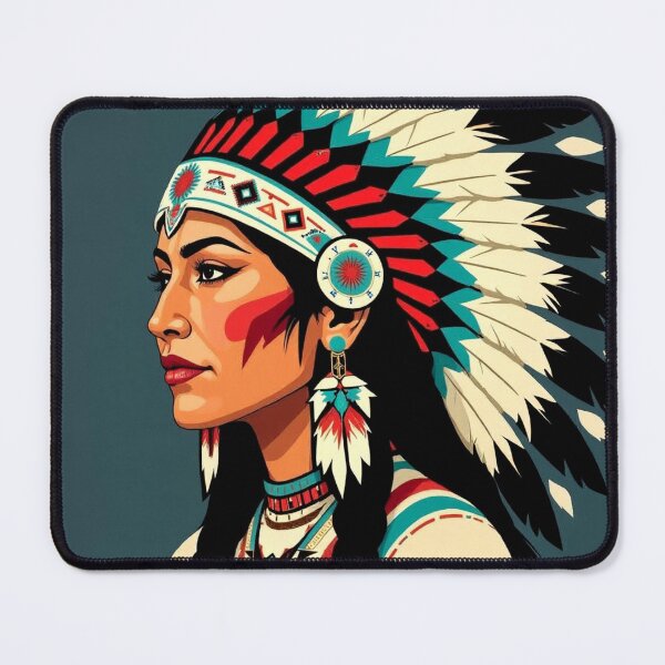 Item preview, Painted Feather Matriarch - Strength and Honor designed and sold by Nightcoder Designs.