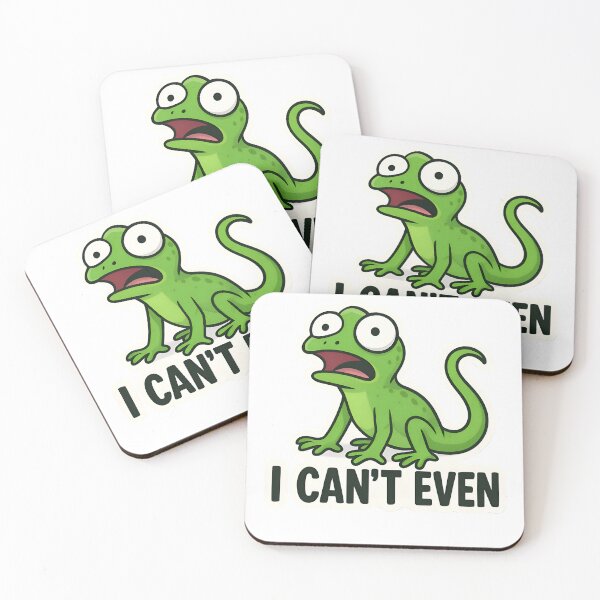 Item preview, Funny Lizard Meme - I Cant Even designed and sold by HobsS.