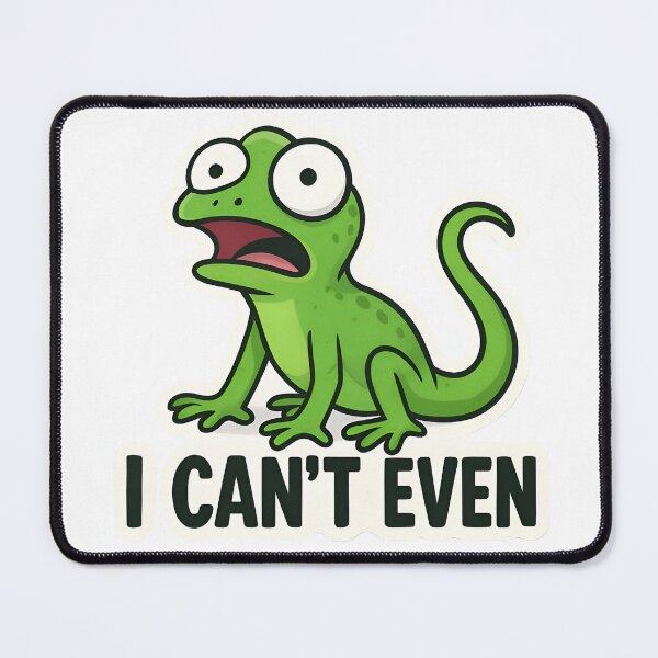 Item preview, Funny Lizard Meme - I Cant Even designed and sold by HobsS.