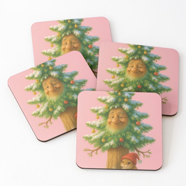 Item preview, funny Christmas tree in the snow designed and sold by Mauswohn.