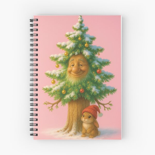 Item preview, funny Christmas tree in the snow designed and sold by Mauswohn.
