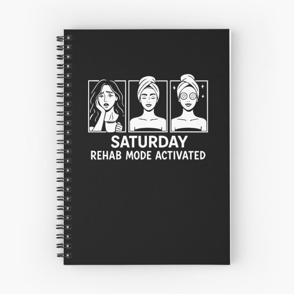 Item preview, Saturday Rehab Mode Activated – Funny Weekend Relaxation Design designed and sold by SnappyPNG.