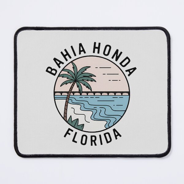 Item preview, Minimalist Bahia Honda Florida Circle Sticker designed and sold by Horizon Tales.