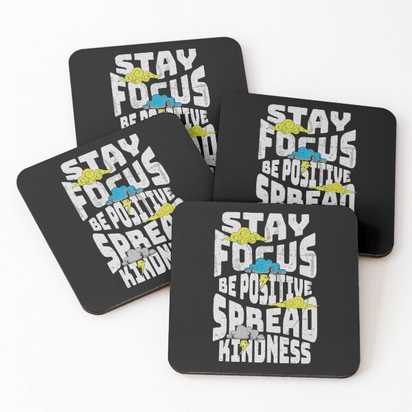 Item preview, STAY FOCUS BE POSITIVE SPREAD KINDNESS Motivational & Inspirational Lifestyle Men Women Motivation designed and sold by Millionaireboss.