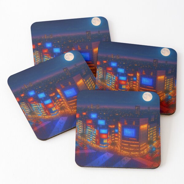 Item preview, 夜景　スクランブル交差点 designed and sold by chidori_stationery.
