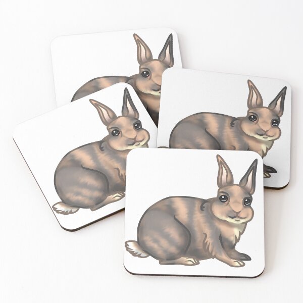 Item preview, Dilute Harlequin Bunny designed and sold by flickandflop.