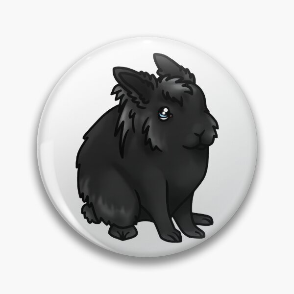 Item preview, Black Lionhead Bunny designed and sold by flickandflop.