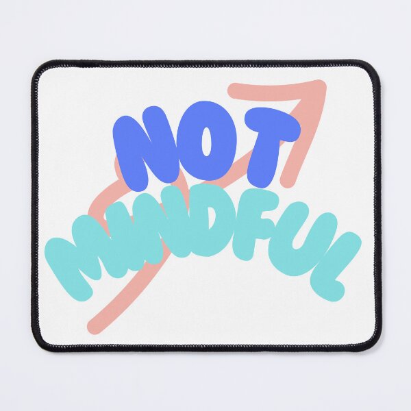 Item preview, Very Mindful? Nah. Aesthetic Pastel Design Sticker Magnet Pin etc. designed and sold by eggface.sandwich.