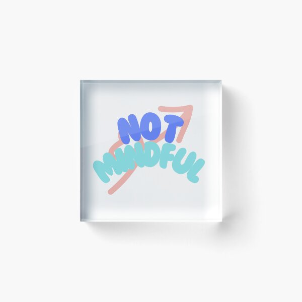 Item preview, Very Mindful? Nah. Aesthetic Pastel Design Sticker Magnet Pin etc. designed and sold by eggface.sandwich.