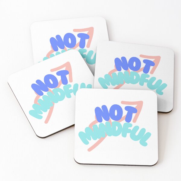 Item preview, Very Mindful? Nah. Aesthetic Pastel Design Sticker Magnet Pin etc. designed and sold by eggface.sandwich.