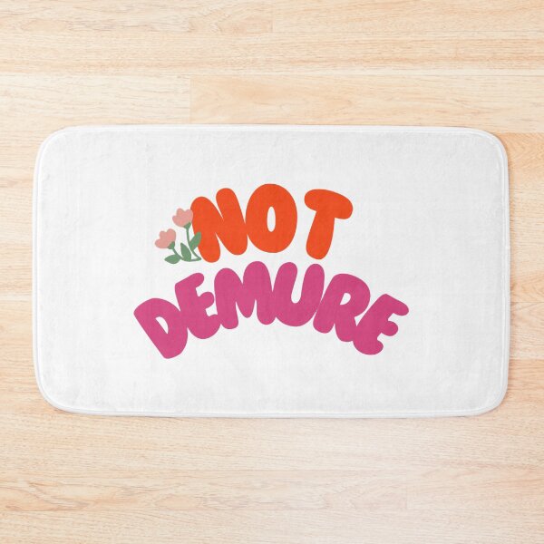 Item preview, Very Not Demure Aesthetic Bold Design Pin Sticker Magnet etc. designed and sold by eggface.sandwich.