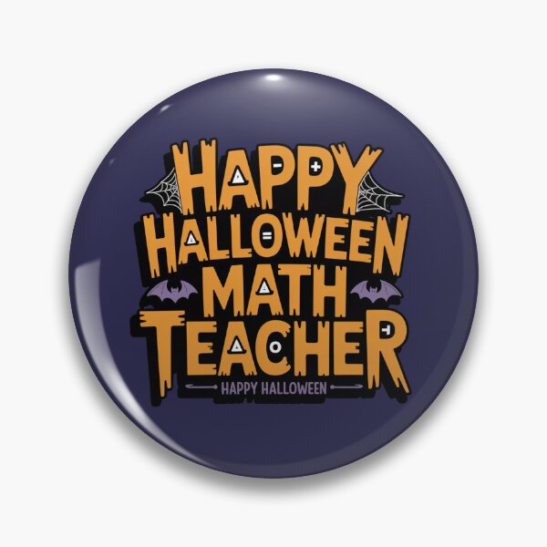 Item preview, Happy Halloween Math Teatcher - Spooky Teatcher Humor Design designed and sold by ByBryteG.