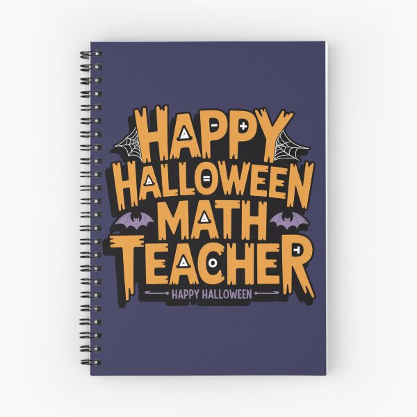 Item preview, Happy Halloween Math Teatcher - Spooky Teatcher Humor Design designed and sold by ByBryteG.