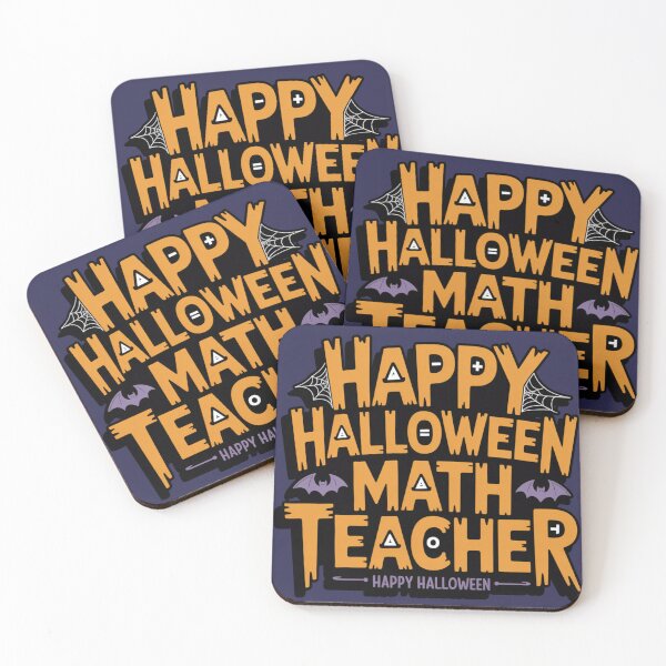 Item preview, Happy Halloween Math Teatcher - Spooky Teatcher Humor Design designed and sold by ByBryteG.