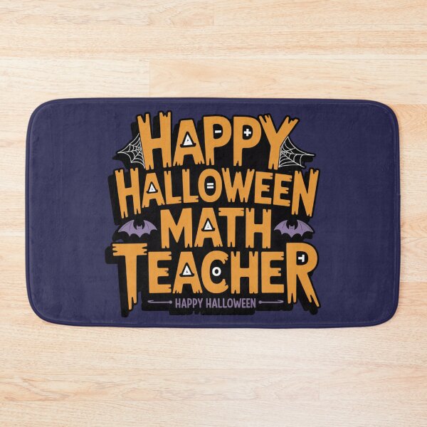 Item preview, Happy Halloween Math Teatcher - Spooky Teatcher Humor Design designed and sold by ByBryteG.