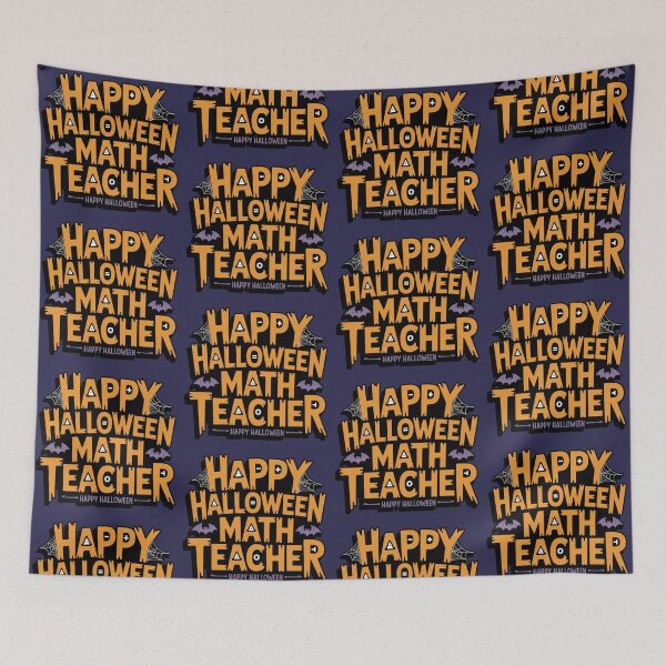 Item preview, Happy Halloween Math Teatcher - Spooky Teatcher Humor Design designed and sold by ByBryteG.