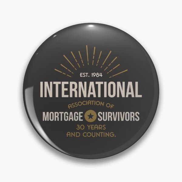 Item preview, International Association of Mortgage Survivors Retro Emblem designed and sold by Milena R..