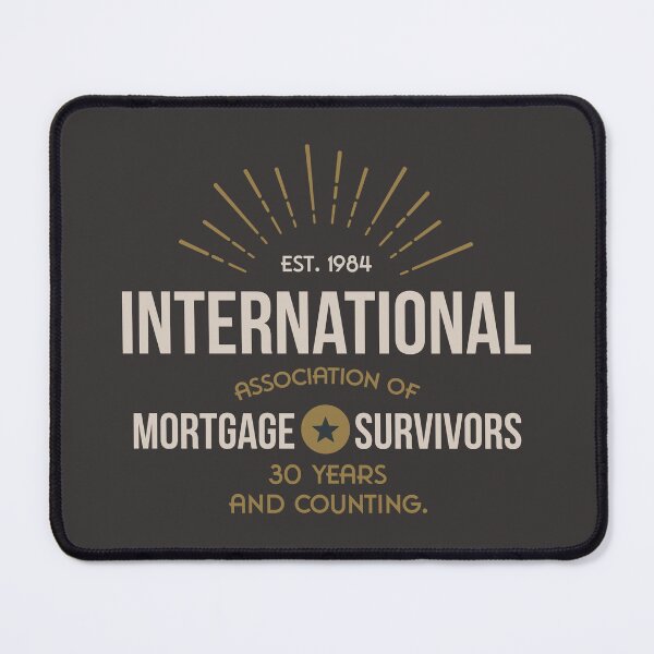 Item preview, International Association of Mortgage Survivors Retro Emblem designed and sold by Milena R..