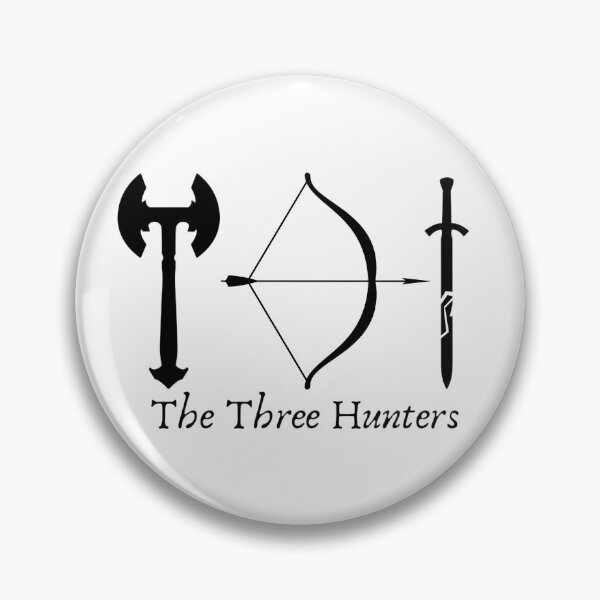 Item preview, Lord of the Rings Inspired Weapons The Three Hunters Design Sticker Pin Magnet etc. designed and sold by eggface.sandwich.