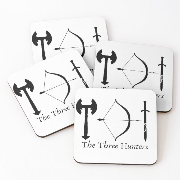 Item preview, Lord of the Rings Inspired Weapons The Three Hunters Design Sticker Pin Magnet etc. designed and sold by eggface.sandwich.