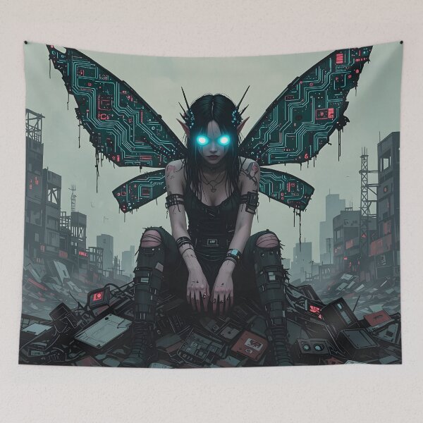 Item preview, Grunge Tech Fairy  designed and sold by TrulyRural.