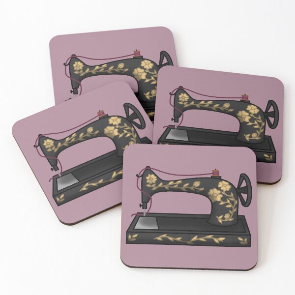 Item preview, Vintage Sewing Machine Sewing Art designed and sold by flickandflop.