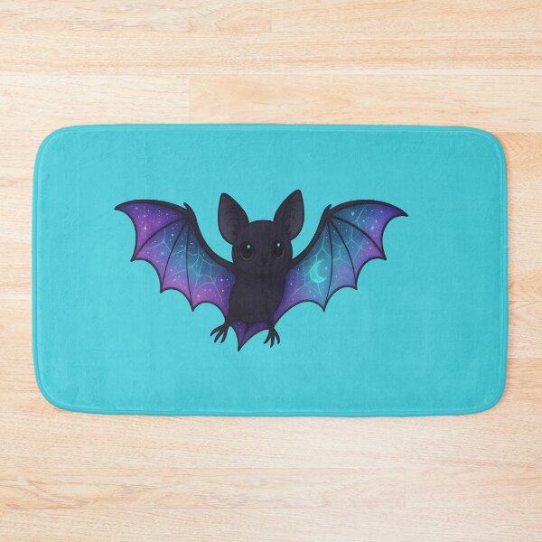 Item preview, Cute Galaxy-Winged Bat with Neon Webs designed and sold by Ironicdoll.