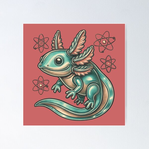 Item preview, Atomic Axolotl Explorer designed and sold by CognitiveShift.