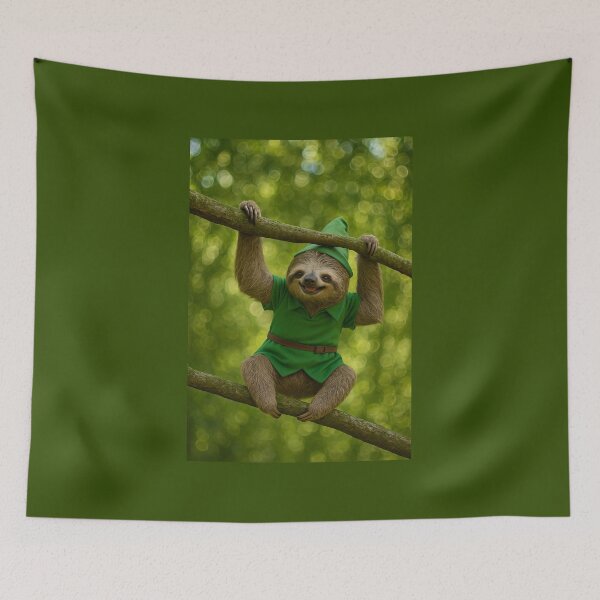 Item preview, Sloth Peter Pan designed and sold by Tridentulus.